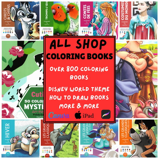 Coloring Books Bundle With Over 800 Books, Unlimited Fun